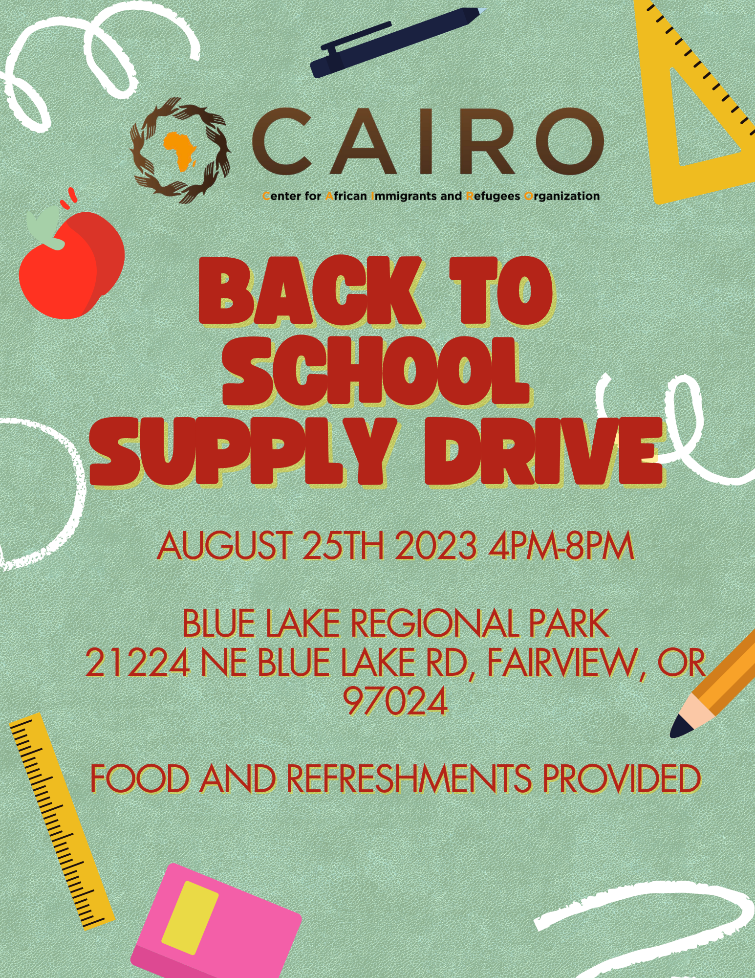 2023 Back to School Drive